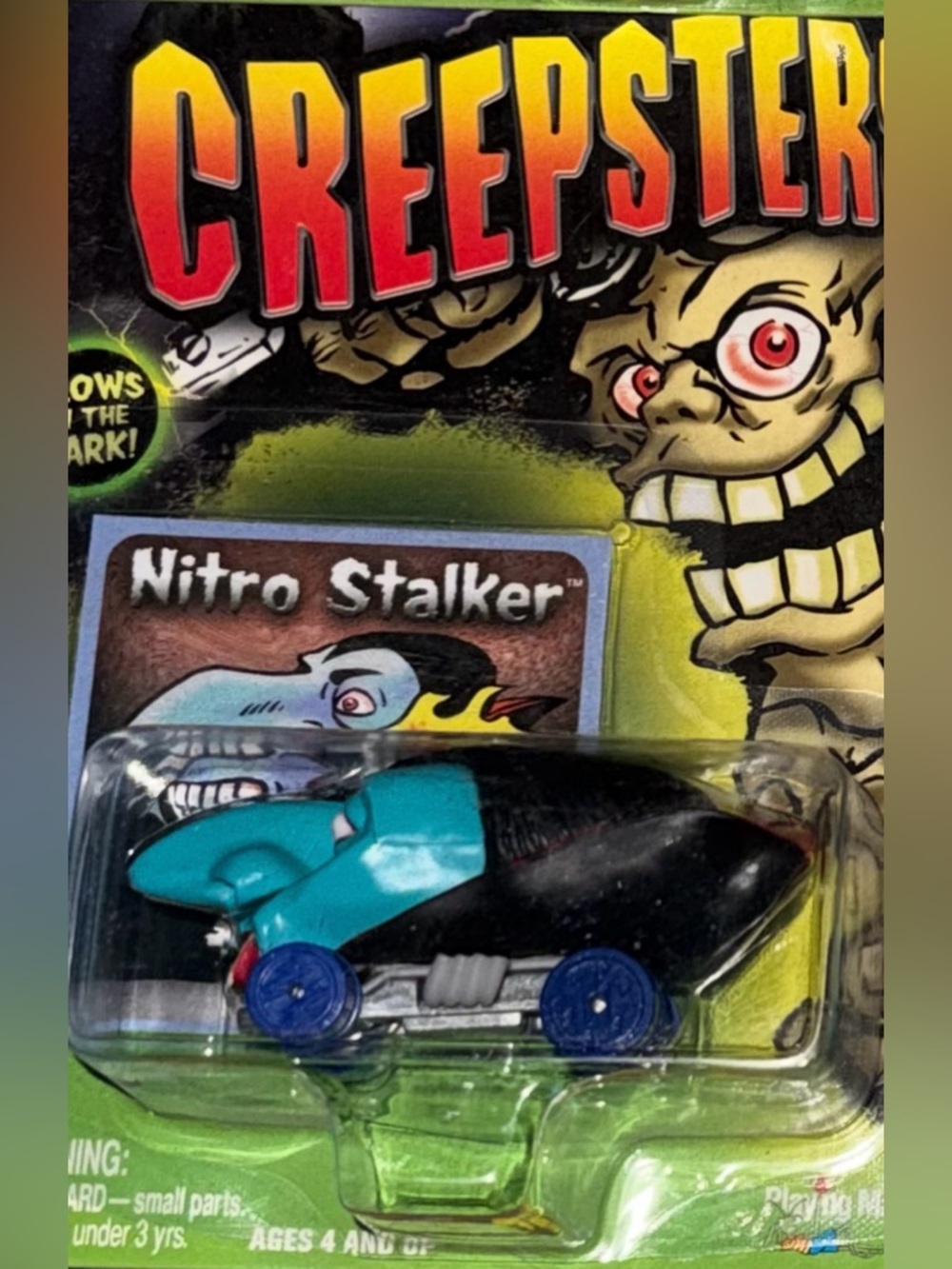 Nitro Stalker Kids Toy Car - Teal and Black